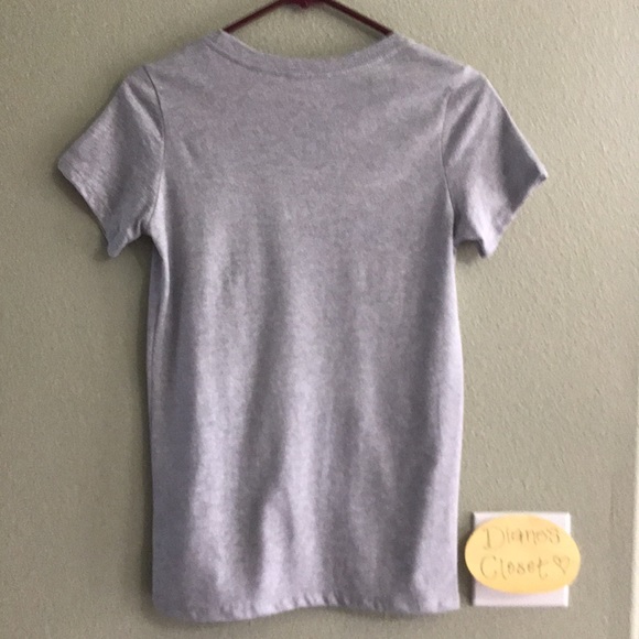 New Women’s “Be Happy” 70’s Bubble Graphic Crew Neck Love Tee - Picture 4 of 6